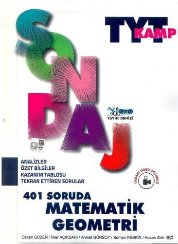Yayın Denizi TYT Matematik Geometri Pro 401 Soruda Sondaj Kamp Komisyo