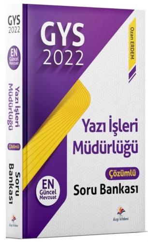 Dizgi Kitap 2022 GYS Yazı İşleri Müdürlüğü Soru Bankası Çözümlü Ozan E