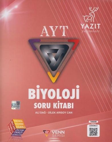 Yazıt Yayınları AYT Biyoloji Venn Serisi Soru Kitabı Ali Dağ