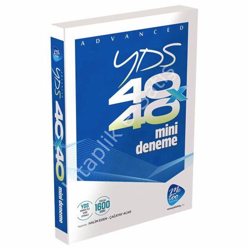 Metoo Publishing YDS 40X40 Mini Deneme Halim Eden