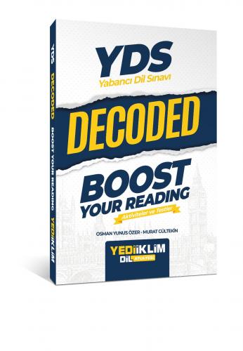Yediiklim Yayınları YDS Decoded Boost Your Reading Osman Yunus Özer