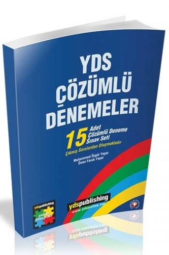 ​Ydspublishing YDS Çözümlü 15'li Denemeler Açıklamalarıyla Muhammed Öz