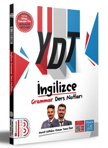Benim Hocam Yayınları 2024 YDT İngilizce Grammar Ders Notları Murat Gü