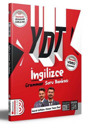 Benim Hocam Yayınları 2024 YDT İngilizce Grammar Soru Bankası Murat Gü