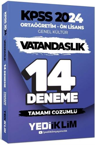 Yediiklim Yayınları 2024 KPSS Ortaöğretim - Ön Lisans Genel Kültür Vat