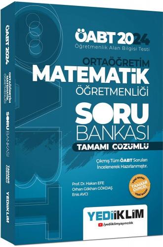 Yediiklim Yayınları 2024 ÖABT Ortaöğretim Matematik Öğretmenliği Tamam