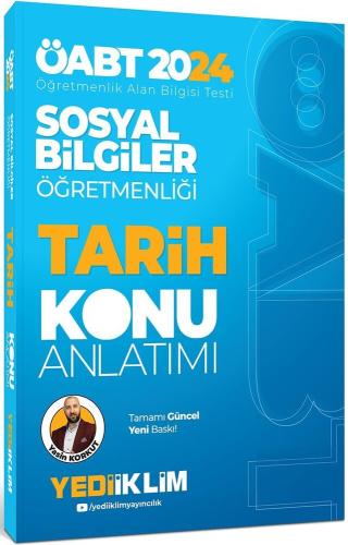 Yediiklim Yayınları 2024 ÖABT Sosyal Bilgiler Öğretmenliği Tarih Konu 