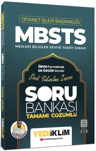 Yediiklim Yayınları Diyanet İşleri Başkanlığı MBSTS Tamamı Çözümlü Sor