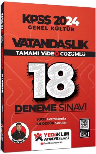 Yediiklim Yayınları 2024 KPSS Atölye Serisi Vatandaşlık Tamamı Video Ç
