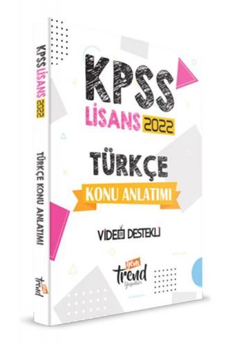 Yeni Trend 2022 KPSS Türkçe Lisans Konu Anlatımı Komisyon