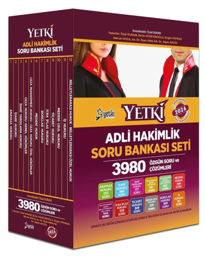 HMGS, Hakimlik Sınavları, - Yetki Yayıncılık - Yetki Yayınları 2026 Ad