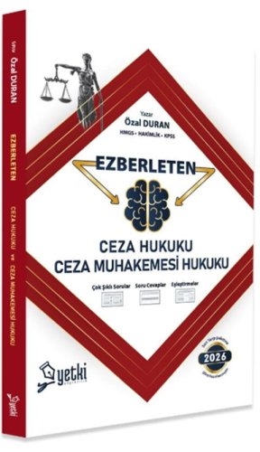 HMGS, Hakimlik Sınavları, - Yetki Yayıncılık - Yetki Yayınları 2026 Ez