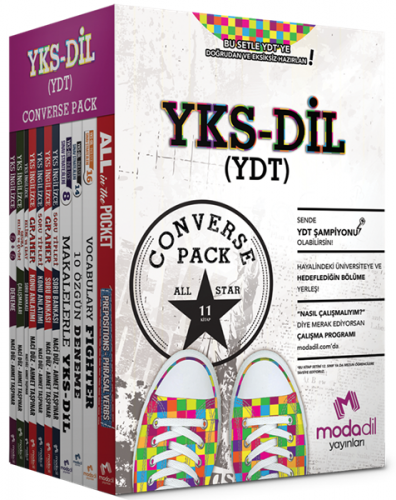 Modadil Yayınları YKSDİL YDT Converse Pack 11 li Set Suat Gürcan