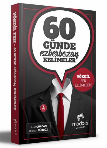 Modadil Yayınları YÖKDİL Fen 60 Günde Ezber Bozan Kelimeler Rıdvan Gür