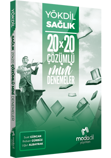 Modadil Yayınları YÖKDİL Sağlık Bilimleri 20x20 Mini Denemeler Suat Gü