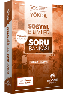 Modadil Yayınları YÖKDİL Sosyal Bilimler Tamamı Çözümlü Soru Bankası R