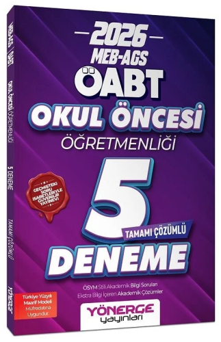 MEB-AGS ÖABT Kitapları,Deneme Sınavları, - Yönerge Yayınları - Yönerge