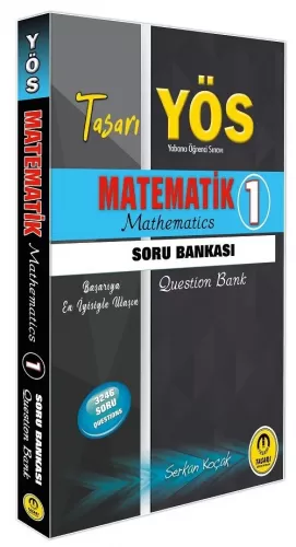Tasarı Yayınları YÖS Matematik 1 Soru Bankası Komisyon