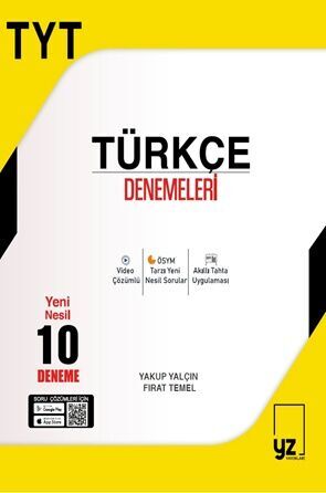 YZ Yayınları TYT Türkçe 10 Deneme Komisyon