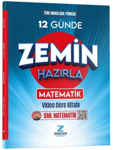 Zeduva Yayınları SML Matematik 12 Günde Zemin Hazırla Matematik Video Ders Kitabı
