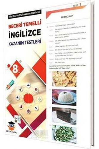 Zeka Küpü Yayınları 8. Sınıf İngilizce Beceri Temelli Kazanım Testleri