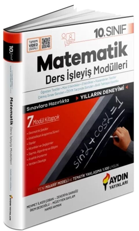 10. Sınıf - Aydın Yayınları 10. Sınıf Matematik Ders İşleyiş Modülleri
